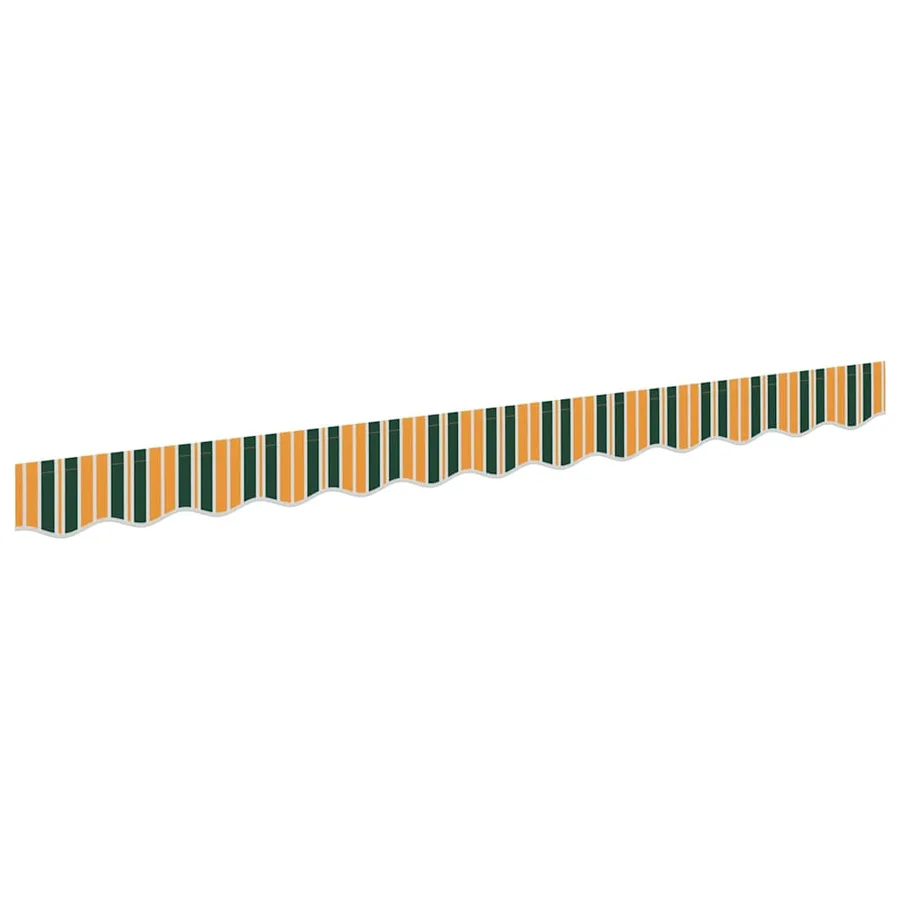 Remplacement de lambrequin Vert et jaune 3,5 m Polyester - 2