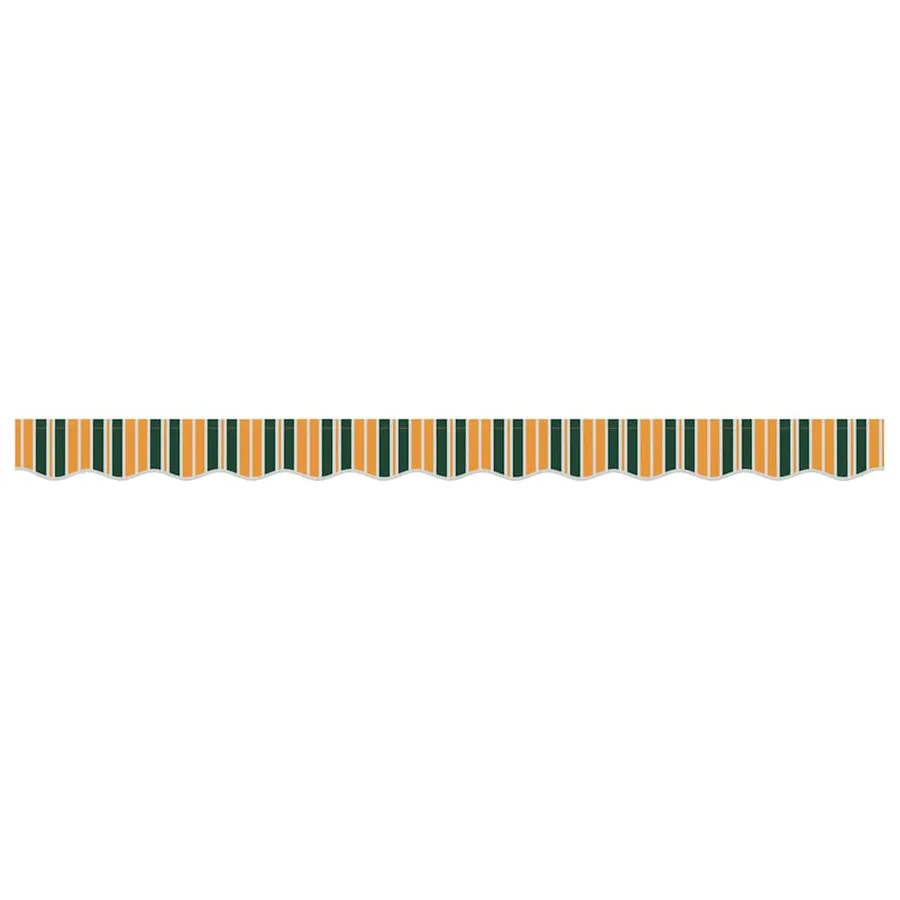 Remplacement de lambrequin Vert et jaune 3,5 m Polyester - 4