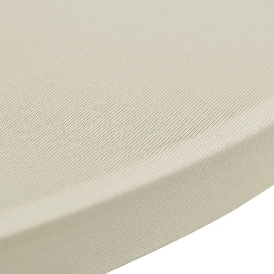 Housses élastiques de table Ø 60 cm Crème 4 pcs - 5