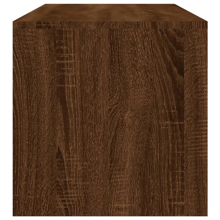 Table basse Chêne marron 100x40x40 cm Bois d'ingénierie - 5