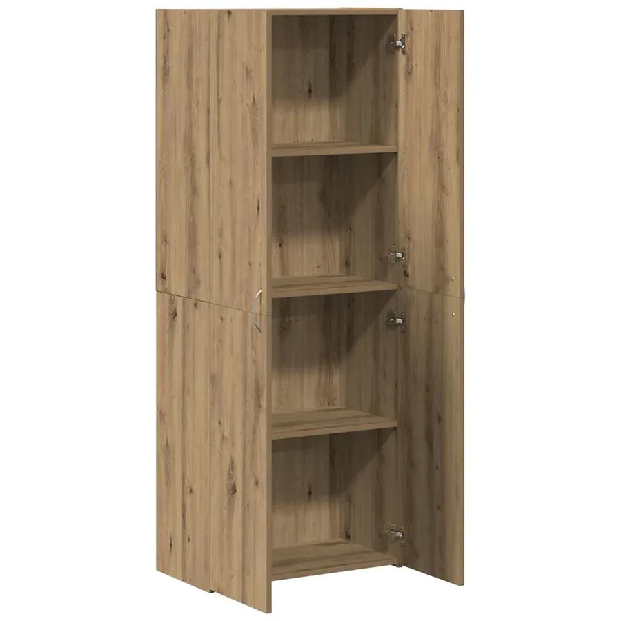 Cabinet de Bureau Chêne artisanal 60 x 32 x 152,5 cm - 5