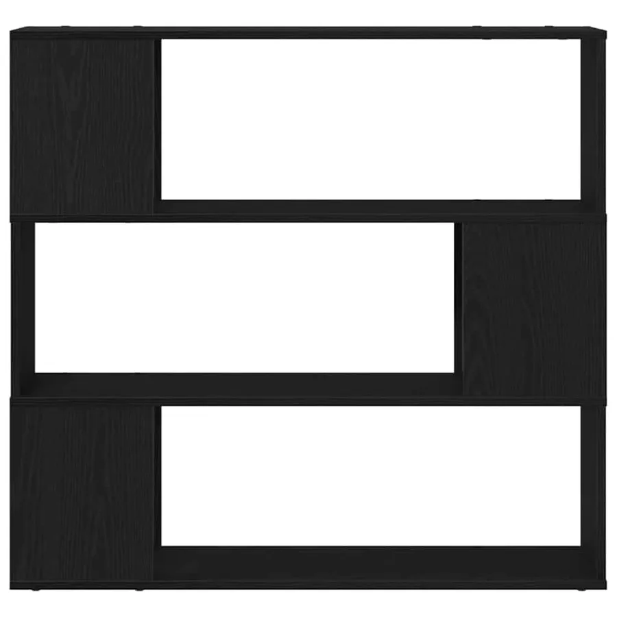 Ensemble meuble TV Montage mural Chêne noir 100 x 24 x 94 cm - 6