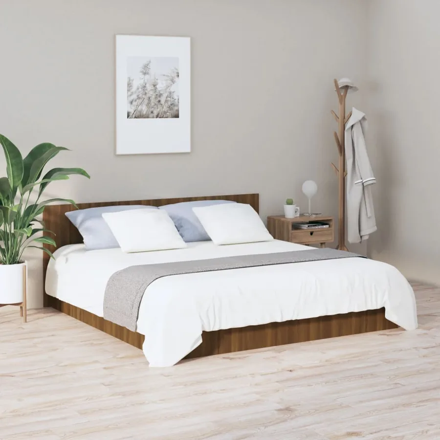 Tête de lit Chêne marron 200x1,5x80 cm Bois d'ingénierie - 3
