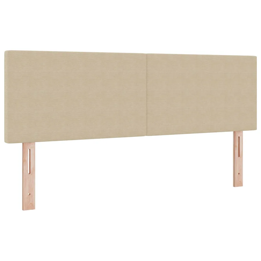 Tête de lit LED Vert gris 160 cm Tissu en velours côtelé - 2