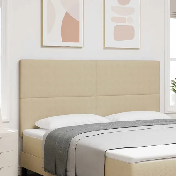Tête de lit Gris Vert Clair 180 cm Tissu en velours côtelé