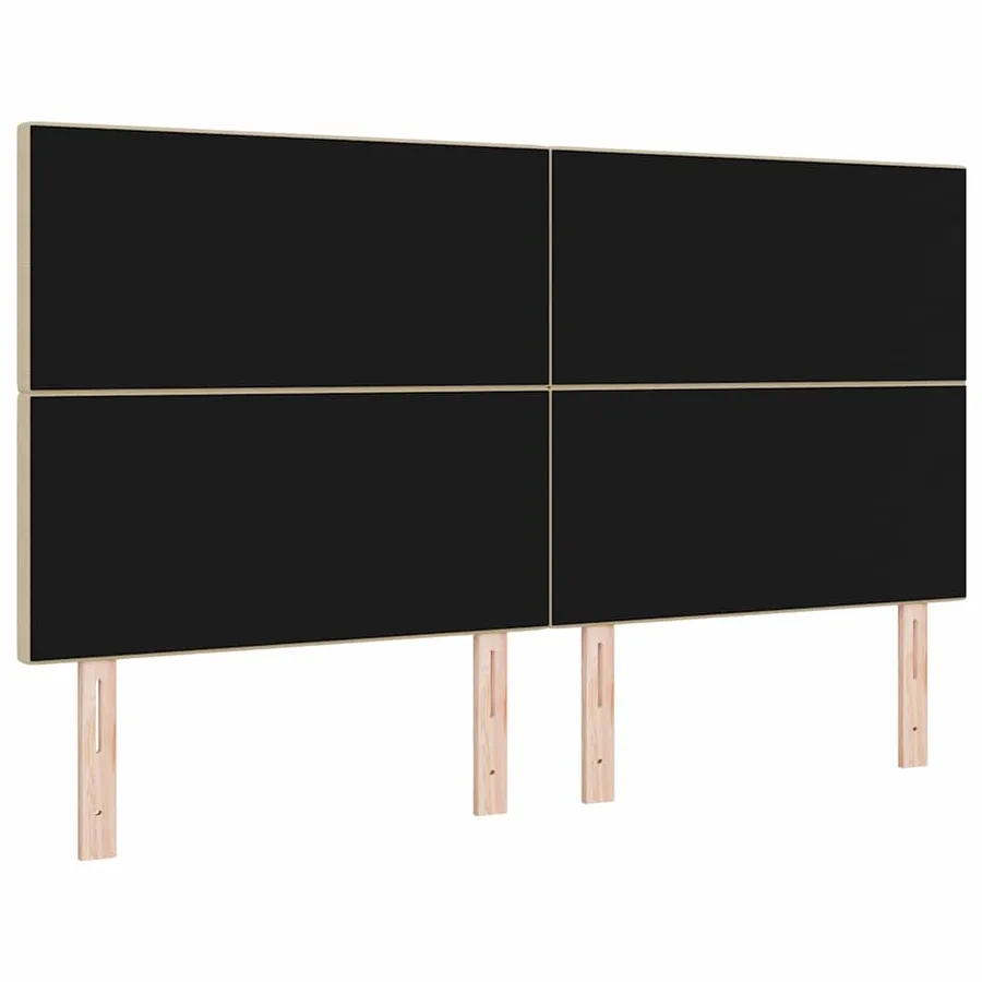Tête de lit Gris Vert Clair 180 cm Tissu en velours côtelé - 6