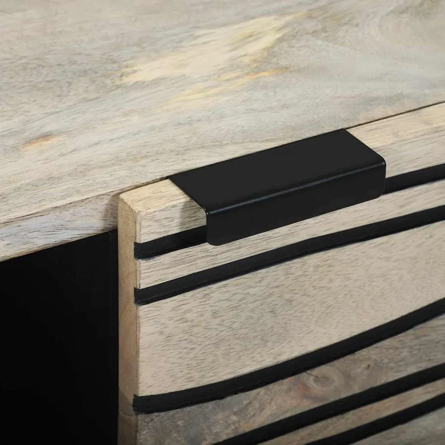 Table basse Blanc 80 x 50 x 40 cm Bois d'ingénierie - 7