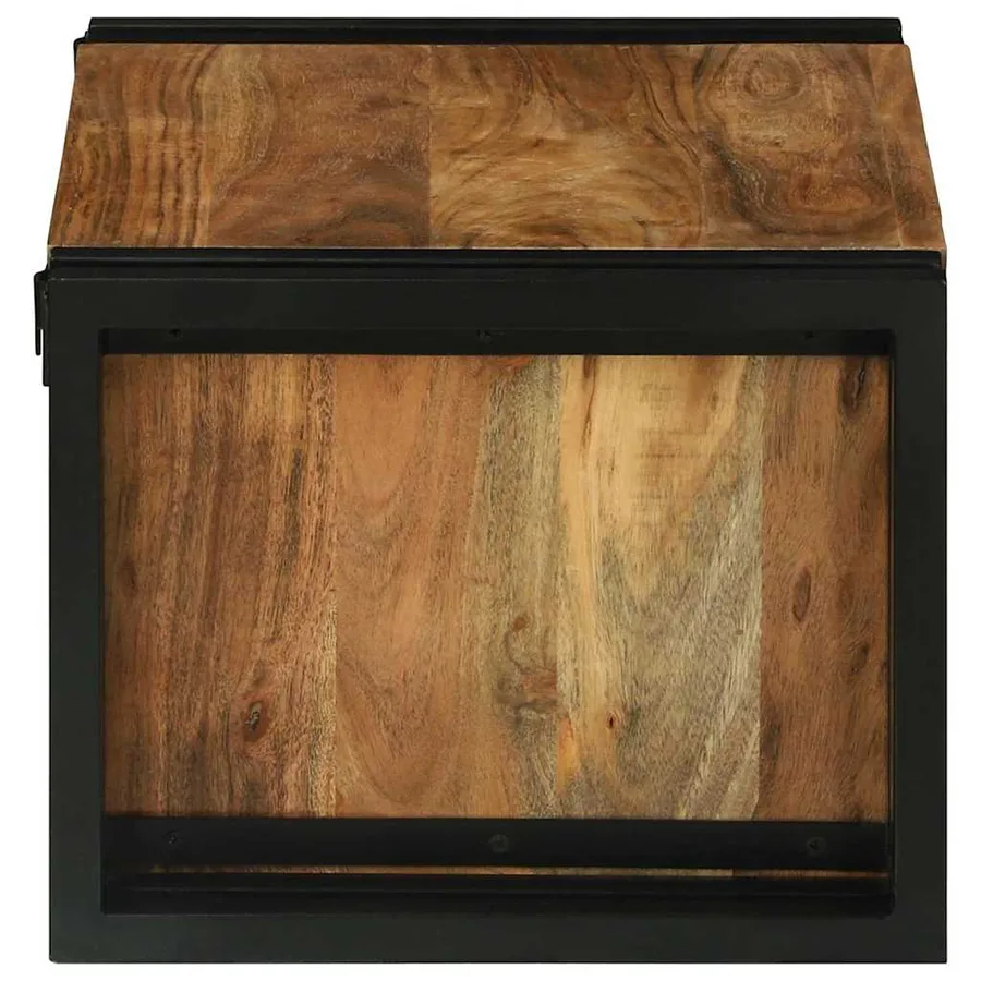 Étagère à vin 2 pcs 46 x 35 x 27,5 cm Bois d'Acacia Massif - 5