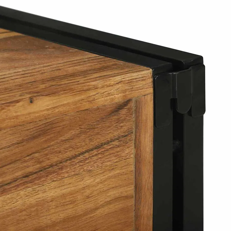 Étagère à vin 2 pcs 46 x 35 x 27,5 cm Bois d'Acacia Massif - 8