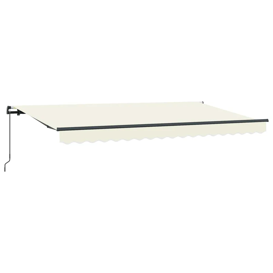 Auvent Rétractable Crème 350 x 200 cm tissu - 2