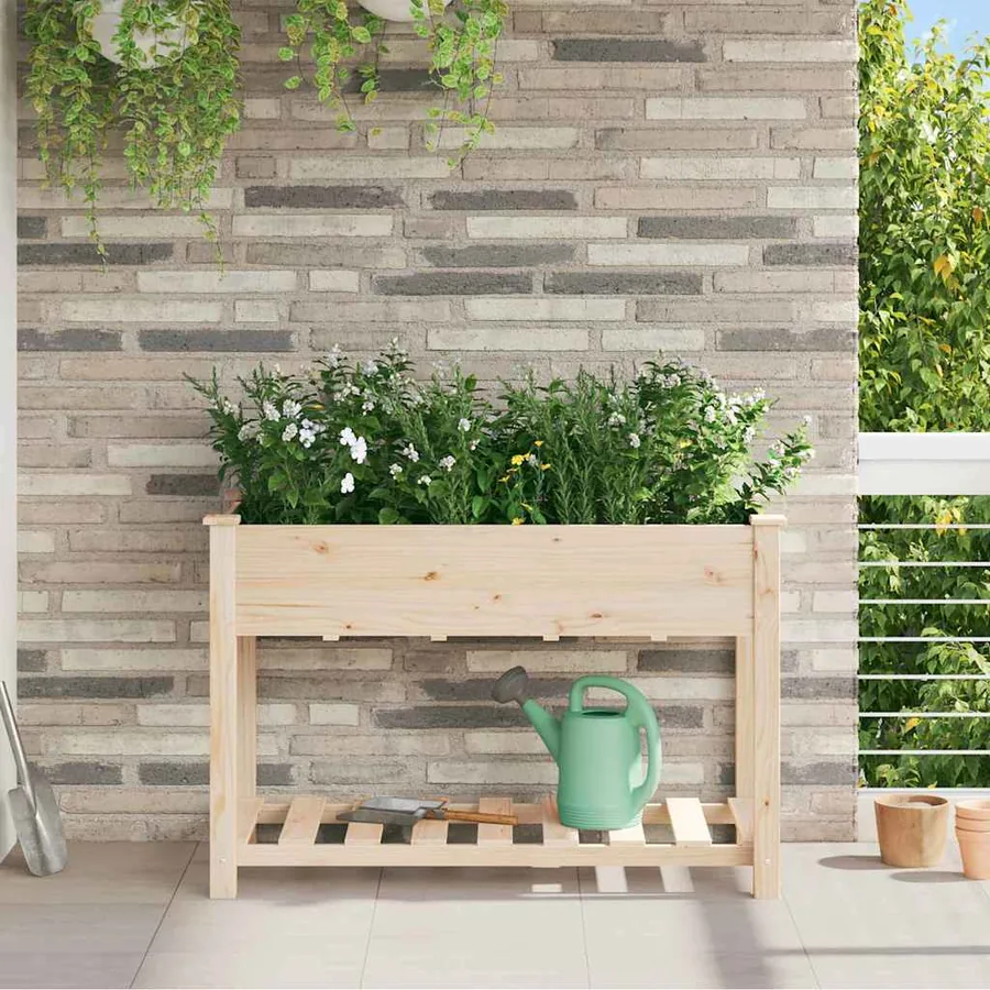 Cache-pot de jardin Beige 115 x 59 x 76,5 cm