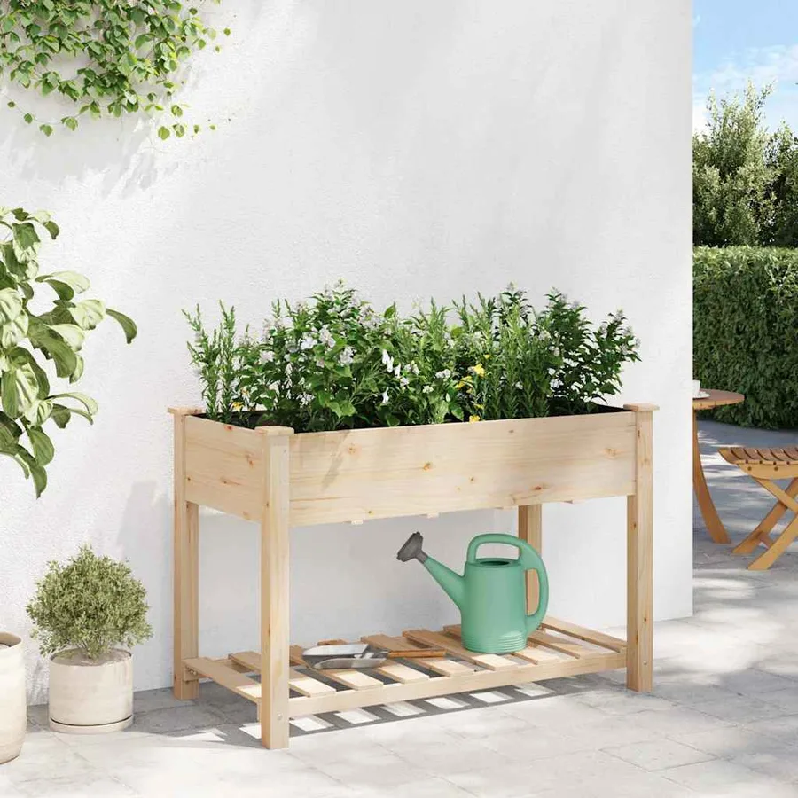 Cache-pot de jardin Beige 115 x 59 x 76,5 cm - 4