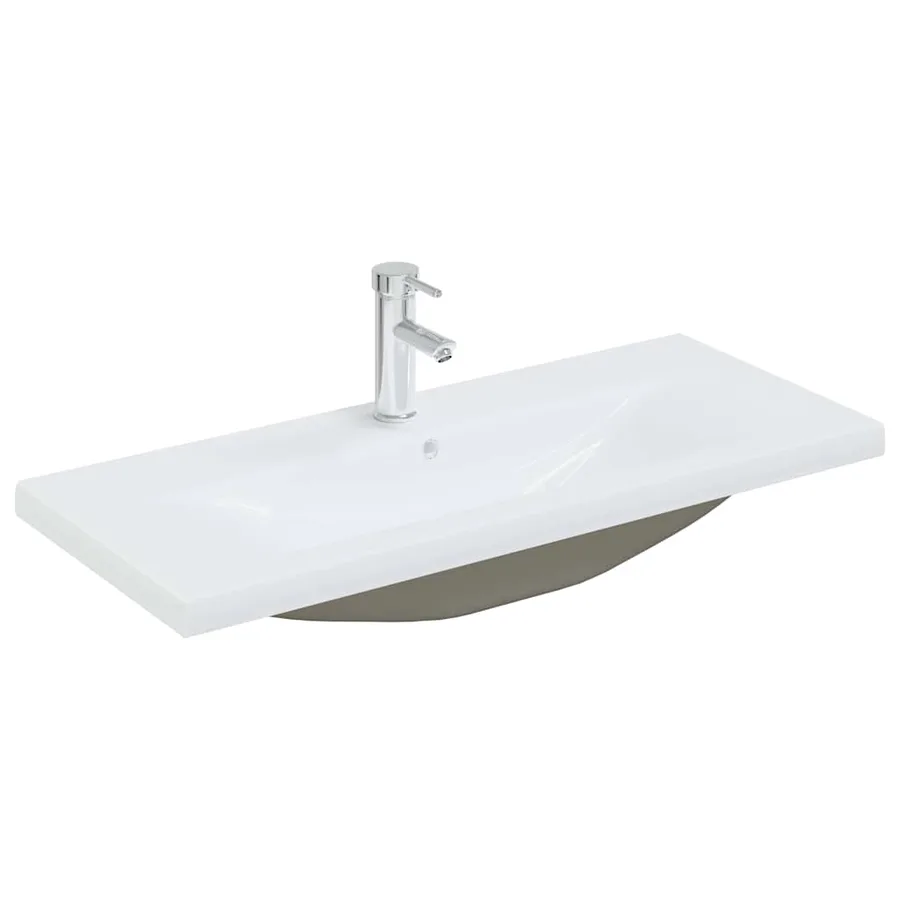Ensemble de mobilier de salle de bain 4 pcs Chêne noir - 2