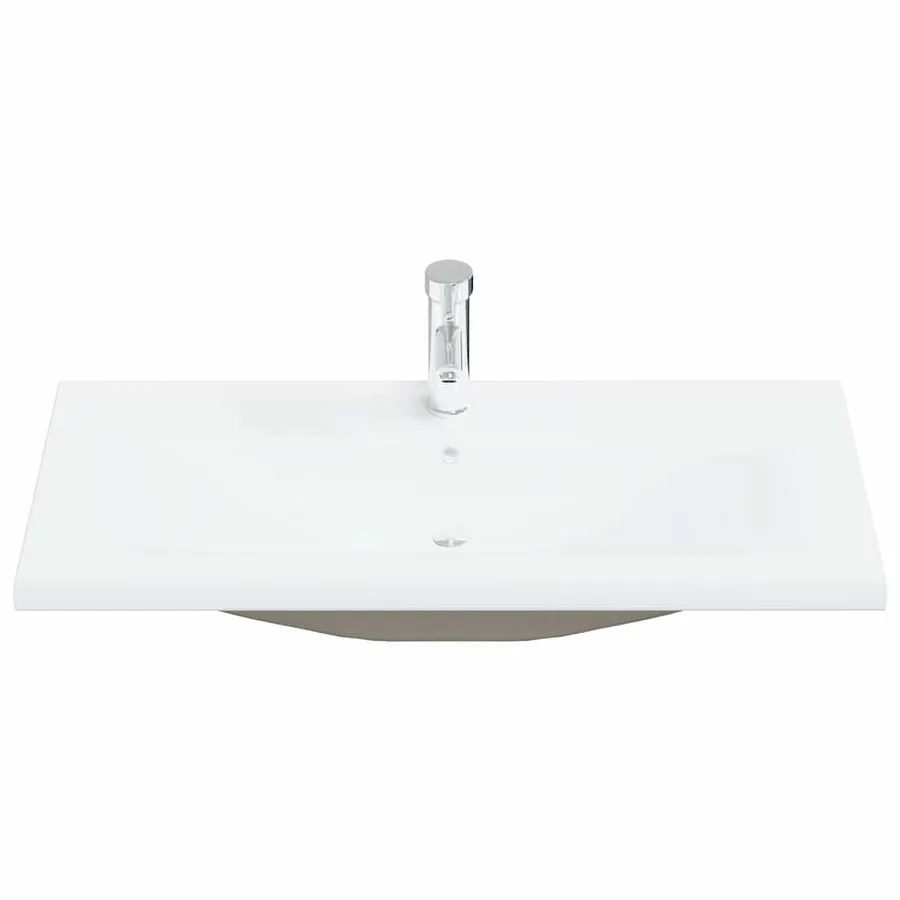 Ensemble de mobilier de salle de bain 4 pcs Chêne noir - 5