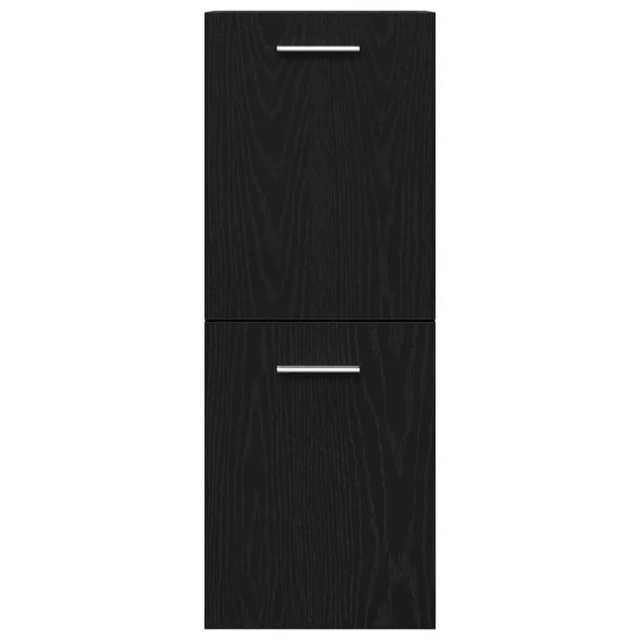 Ensemble de mobilier de salle de bain 4 pcs Chêne noir - 11