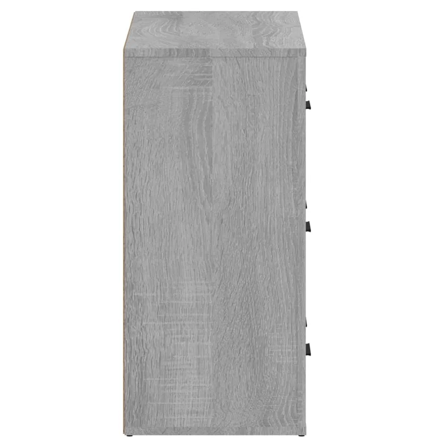 Buffets 2 pcs sonoma gris bois d'ingénierie - 7