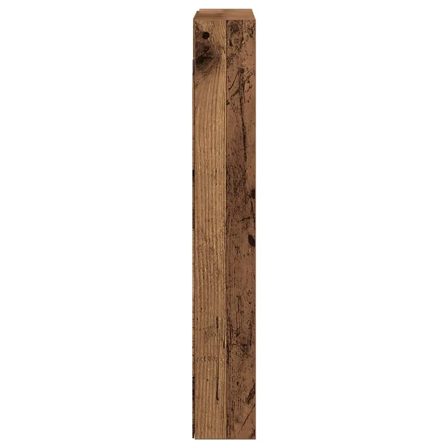 Vitrine Bois ancien 60 x 8,5 x 58 cm Bois d'ingénierie - 7
