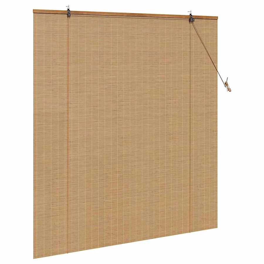 Store enrouleur Marron 150 x 160 cm Bambou - 4
