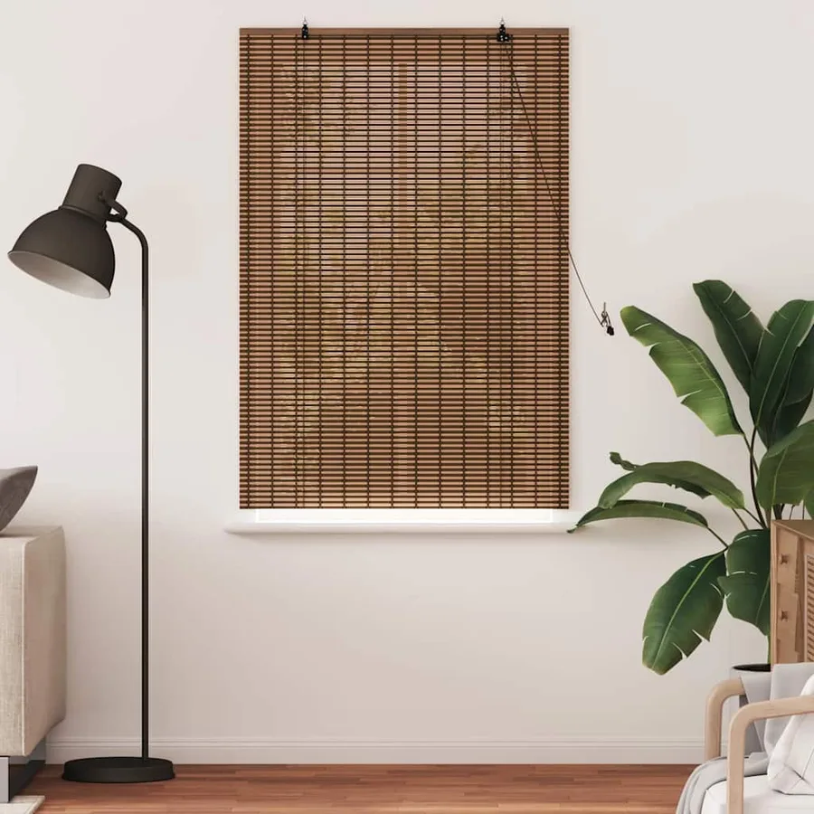 Store enrouleur Marron 80 x 160 cm Bambou - 3