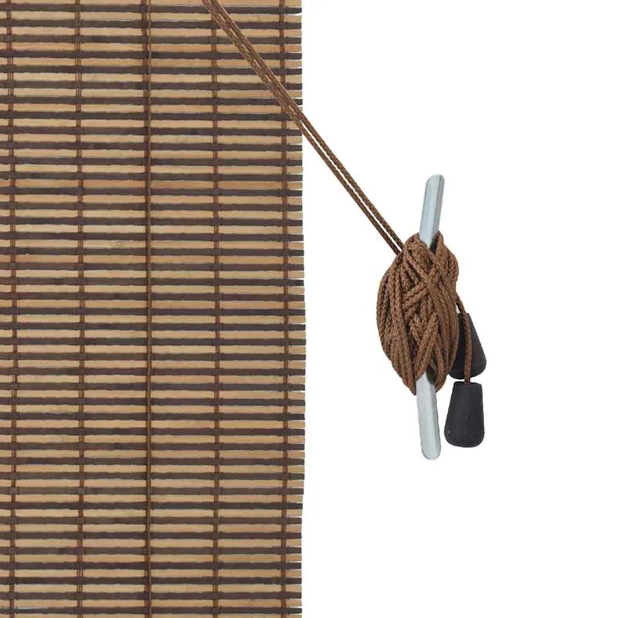 Store enrouleur Marron 80 x 160 cm Bambou - 6