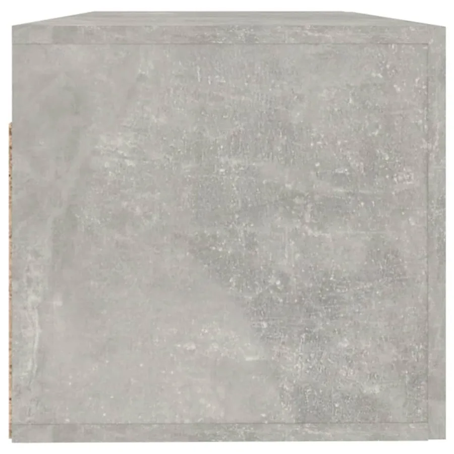 Armoire murale Gris béton 100x36,5x35 cm Bois d'ingénierie - 6