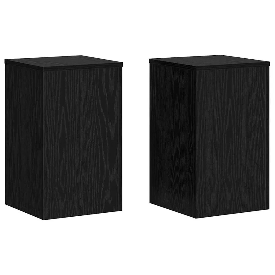 Support de Plante 2 pcs Chêne noir 30 x 30 x 50 cm - 2