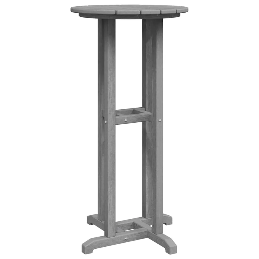 Table de bar Gris clair 55 x 55 x 107 cm Polyéthylène - 2