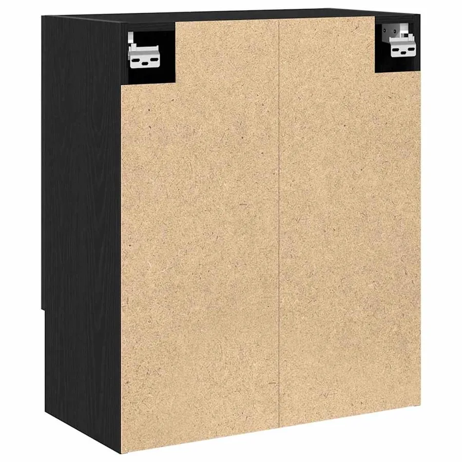 Meuble mural Chêne noir 60 x 30 x 70 cm Bois d'ingénierie - 6