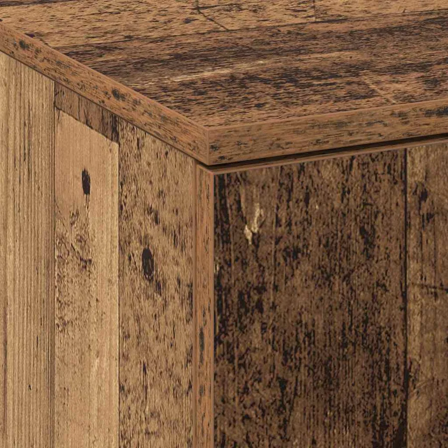 Highboard Bois Ancien 60 x 35 x 180 cm Bois d'ingénierie - 9