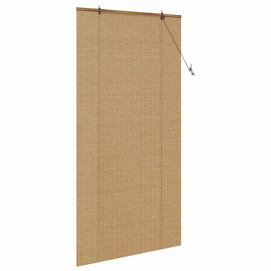 Store enrouleur Marron 110 x 220 cm Bambou - 4