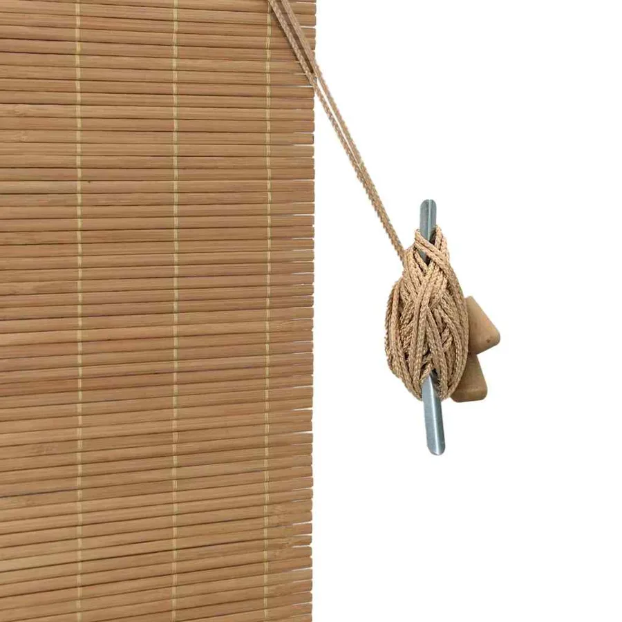 Store enrouleur Marron 110 x 220 cm Bambou - 6