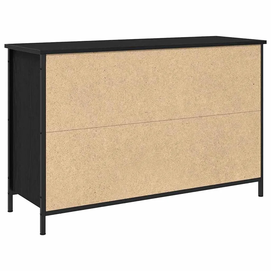 Ensemble meuble TV Montage mural Chêne noir 101 x 35 x 65 cm - 5