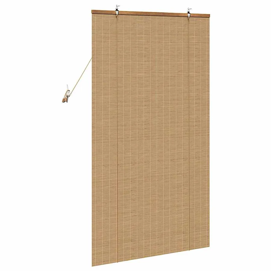 Store enrouleur Marron 80 x 160 cm Bambou - 5