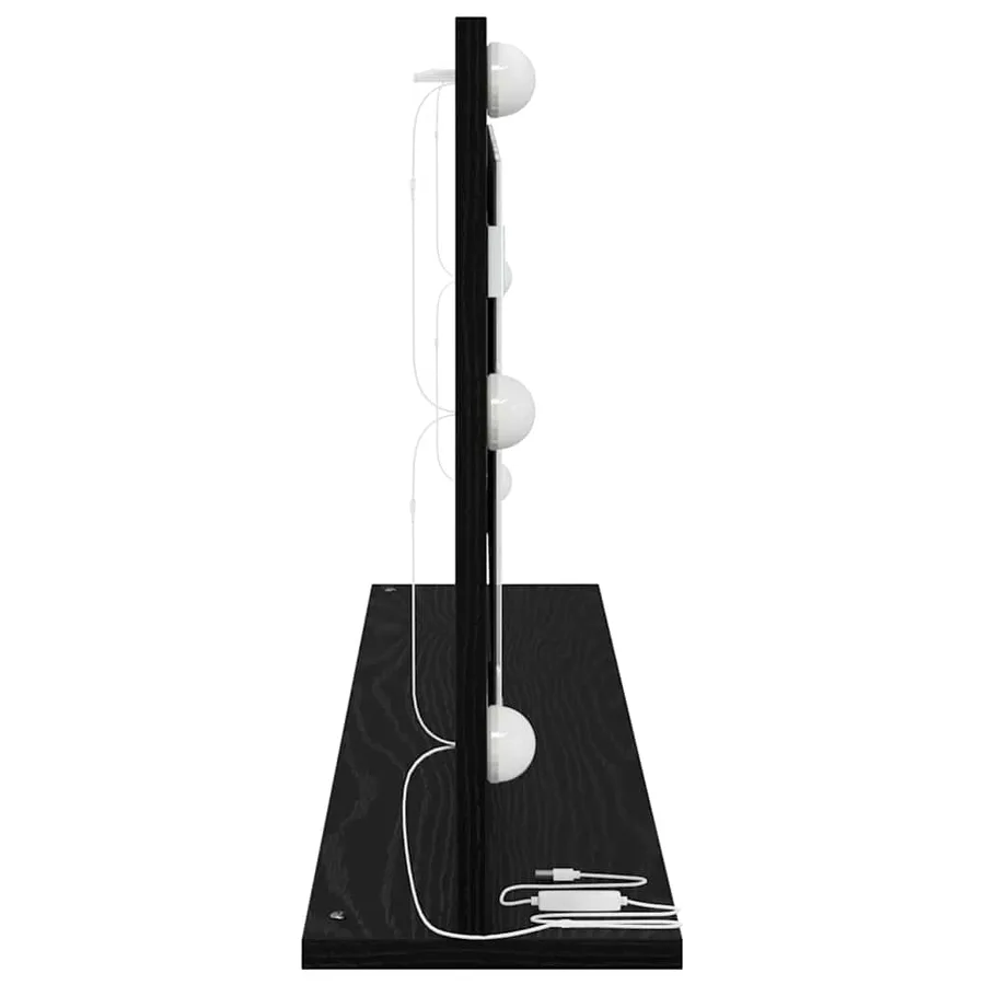 Miroir de vanité Rectangulaire Chêne noir 100 x 45 x 18 cm - 5