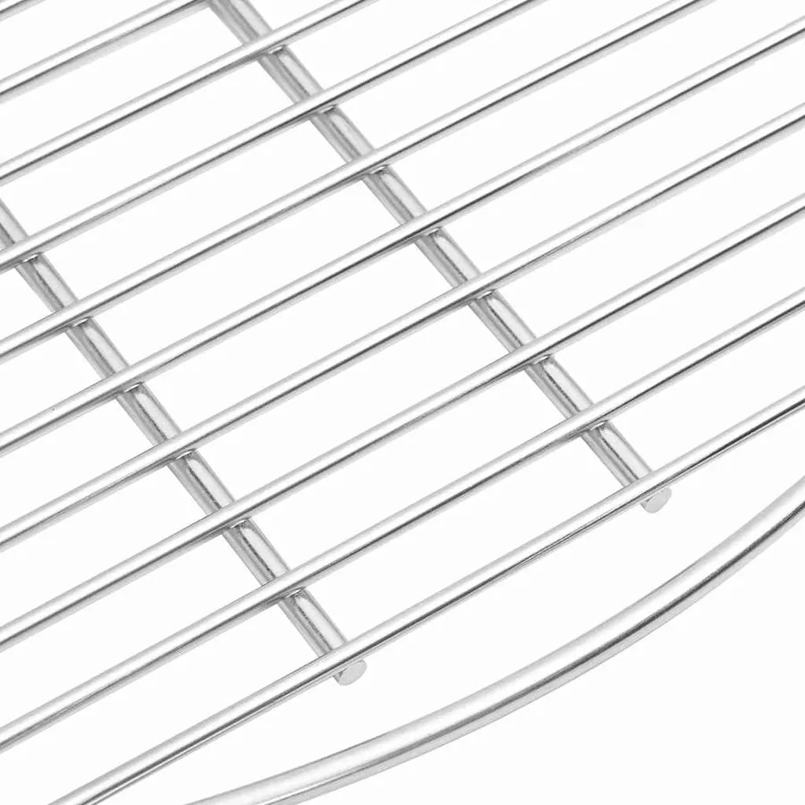 Grille de barbecue Argenté 60 x 60 cm Acier inoxydable - 5