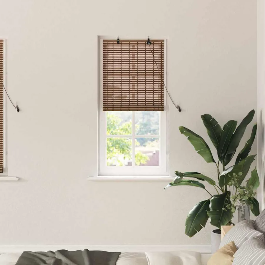Store enrouleur Marron 60 x 160 cm Bambou