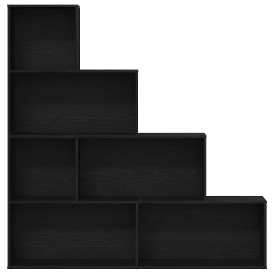 Bibliothèque Chêne noir 155 x 24 x 160 cm Bois d'ingénierie - 6