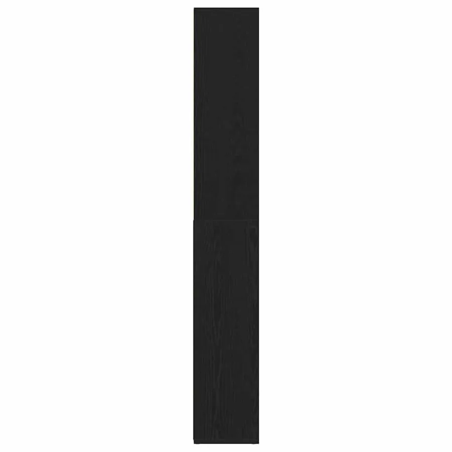 Bibliothèque Chêne noir 155 x 24 x 160 cm Bois d'ingénierie - 7