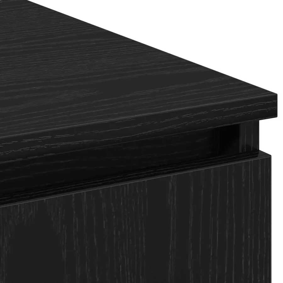 Meuble TV Chêne noir 180 x 38 x 49 cm Bois d'ingénierie - 10