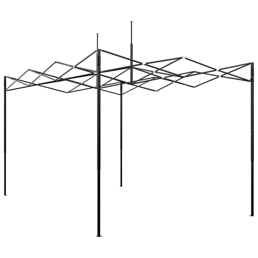 Serre avec cadre pop-up avec toit Vert 280 x 410 x 315 cm Fer - 5