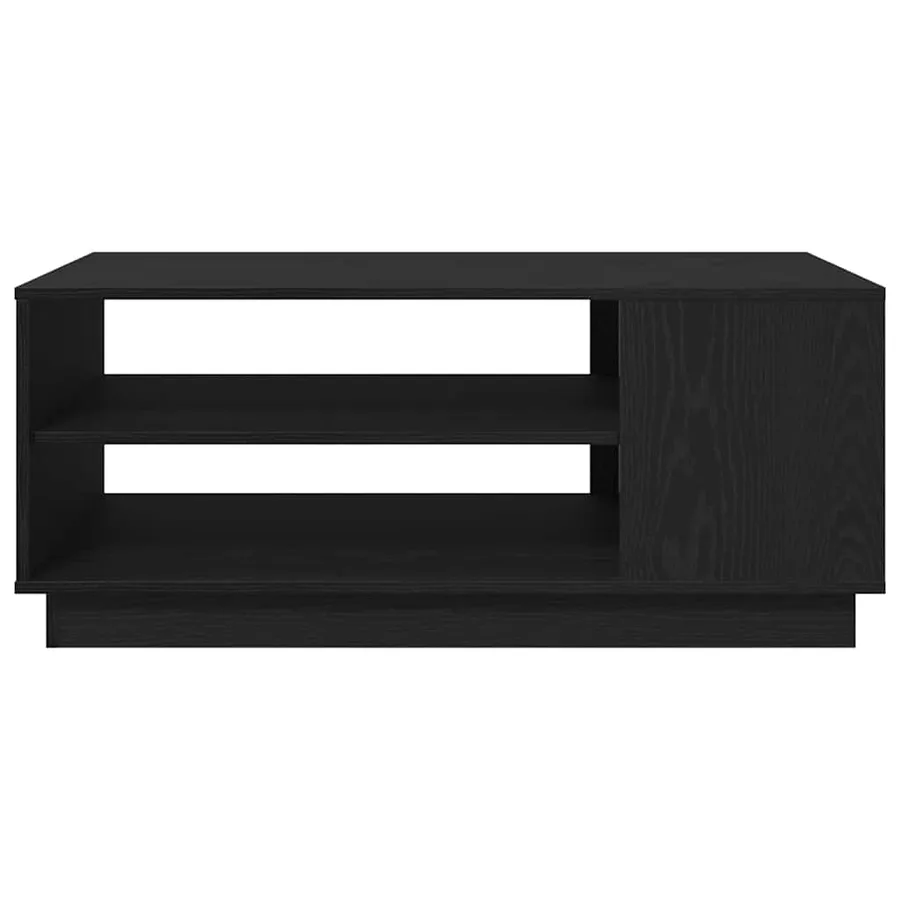 Table basse Chêne noir 102 x 55 x 43 cm Bois d'ingénierie - 6