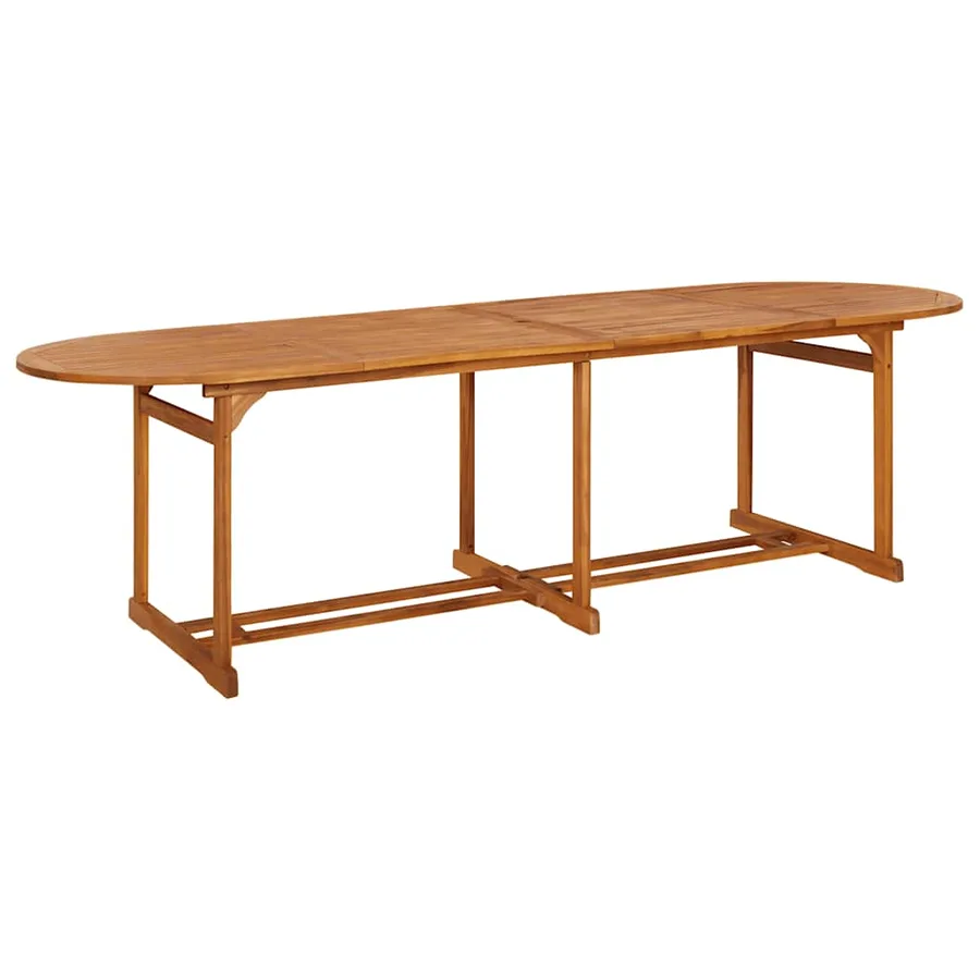 Ensemble à manger de jardin 13 pcs 280x90x75 cm bois d'acacia - 6