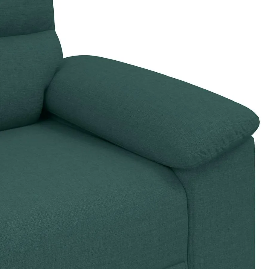Canapé/Fauteuil vert foncé 100x81x84 cm en tissu - 7
