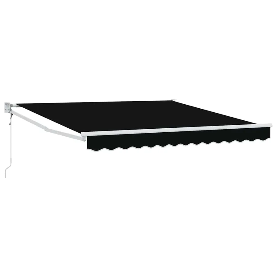 Auvent rétractable Noir 300 x 250 x 165 cm Polyester et métal - 2