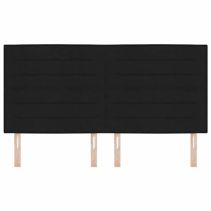 Tête de lit Noir 180 cm tissu - 4