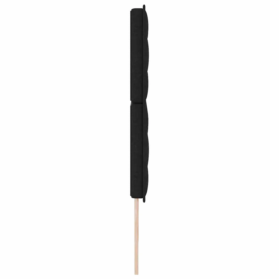 Tête de lit Noir 180 cm tissu - 5