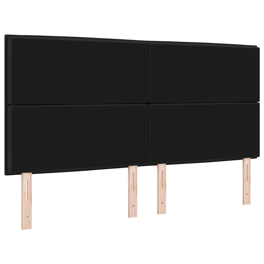 Tête de lit Noir 180 cm tissu - 6