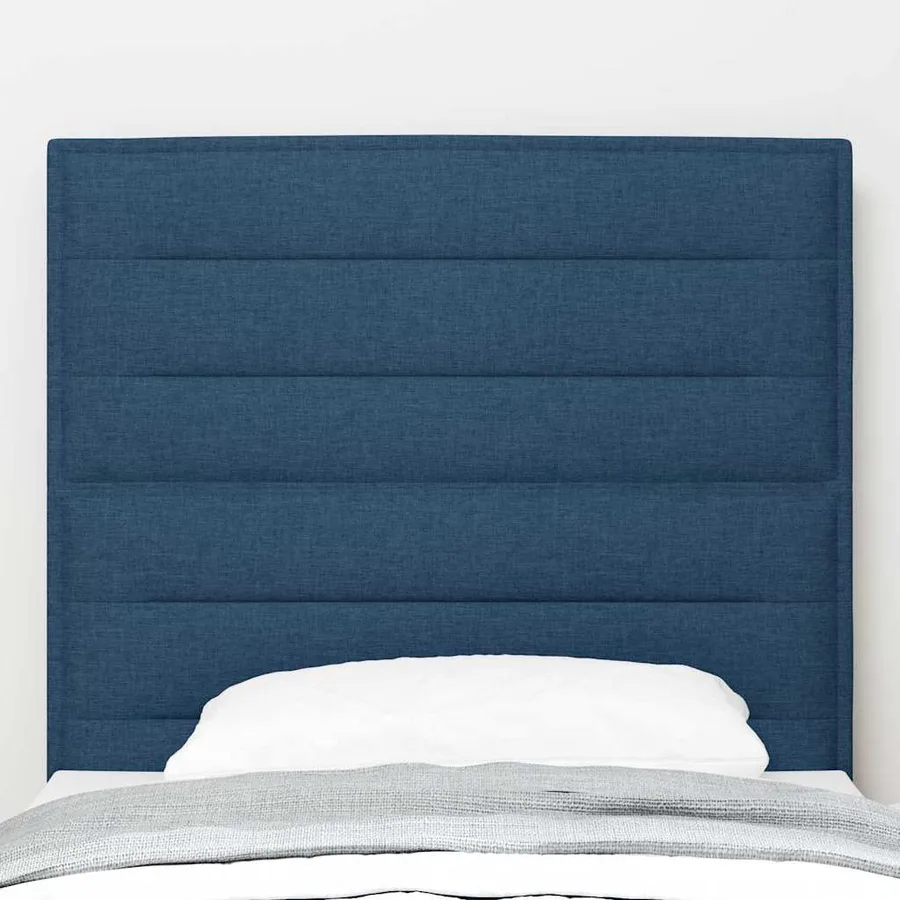Tête de lit LED avec bandes LED Bleu 90 cm tissu - 3
