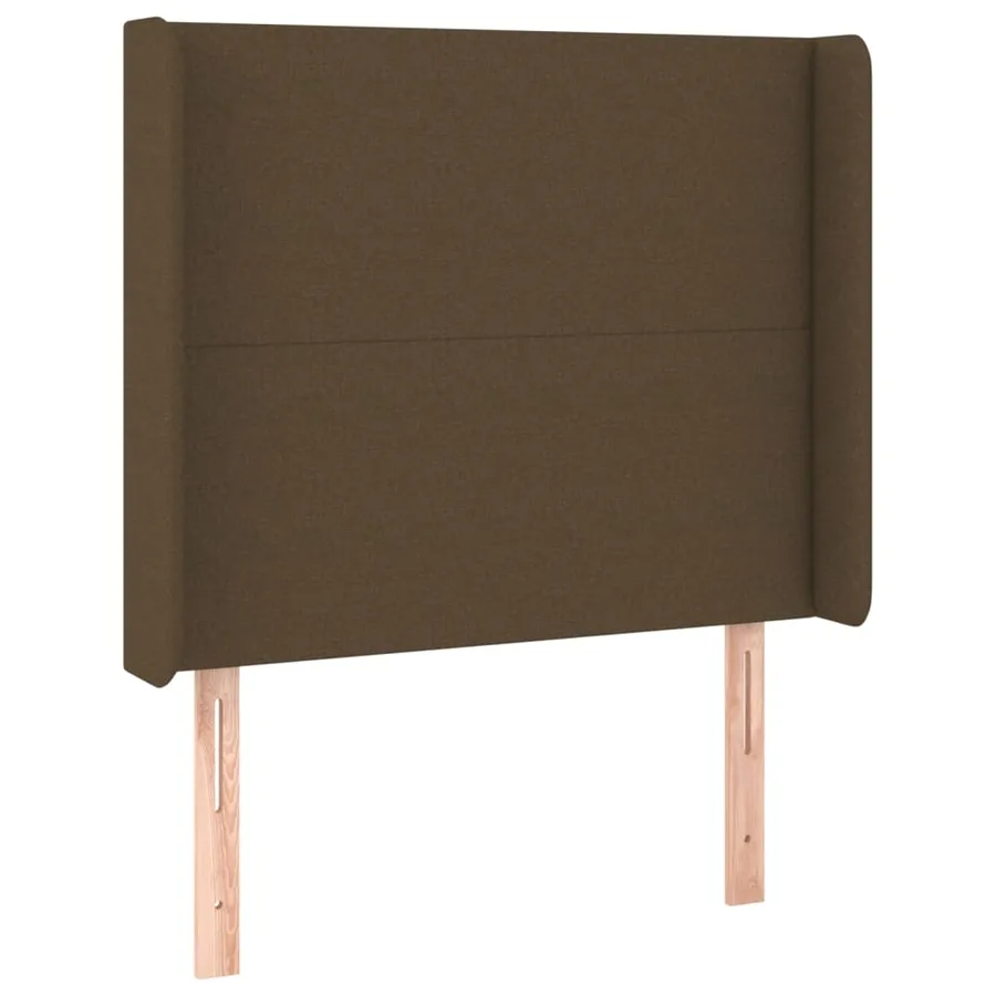 Sommier à lattes de lit avec matelas Marron foncé 100x200 cm - 6