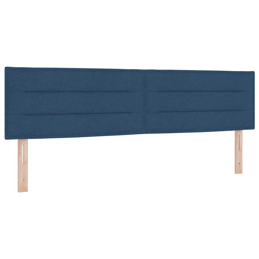 Tête de lit LED avec bandes LED Bleu 180 cm tissu - 2